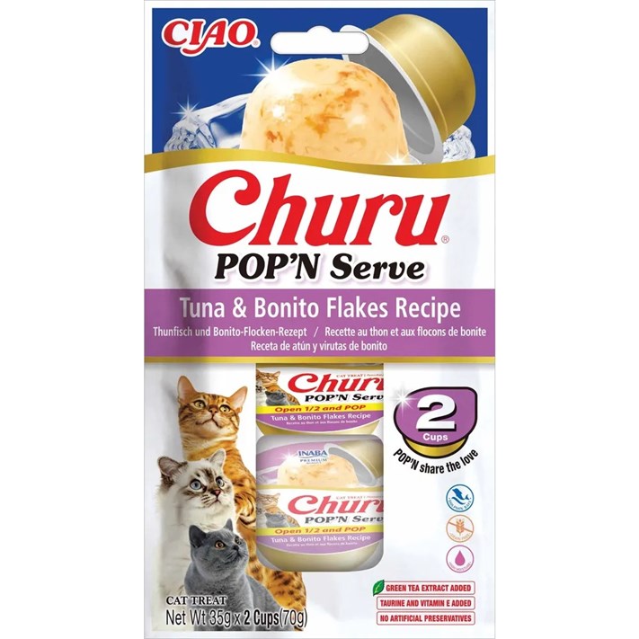 Churu Popn Serve  Tuna & Bonito