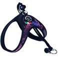 Kattsele Tre Ponti Basic pythonmönster Rosa