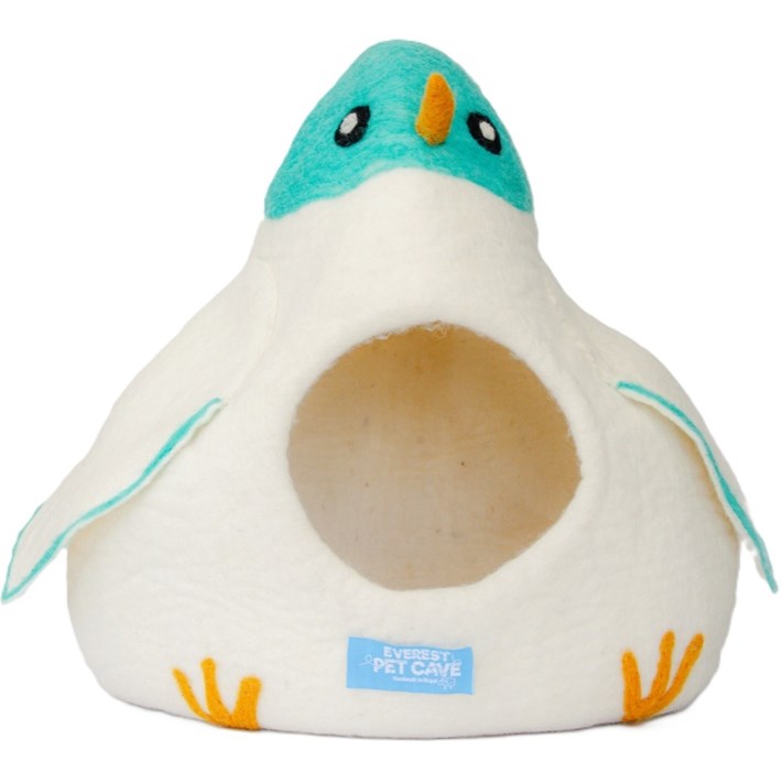 Kattgrotta Anka Design 100% Ull Handgjord