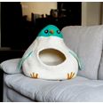 Kattgrotta Anka Design 100% Ull Handgjord