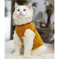 Moorspet Sphynx & Rex Kattsweater winter Gul
