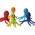 Octopus kattleksak i ull för katter 2-pack