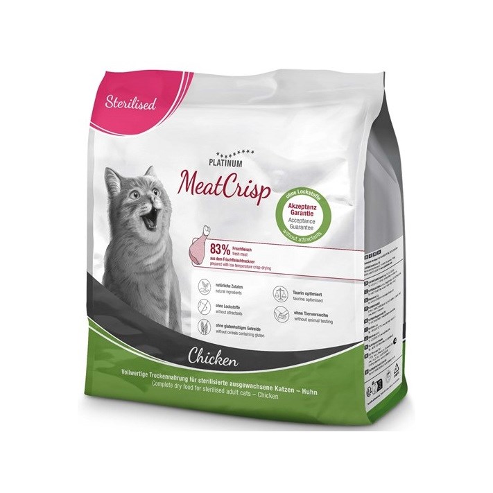 Platinum Cat MeatCrisp Sterilised Chicken 0,4kg