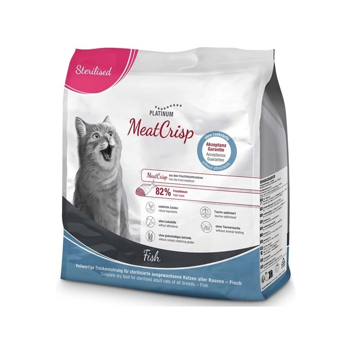 Platinum Cat MeatCrisp Sterilised Fish 0,4kg
