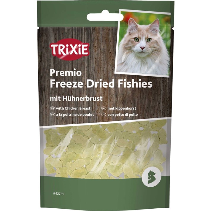 Premio frystorkade fiskar med kycklingbröst