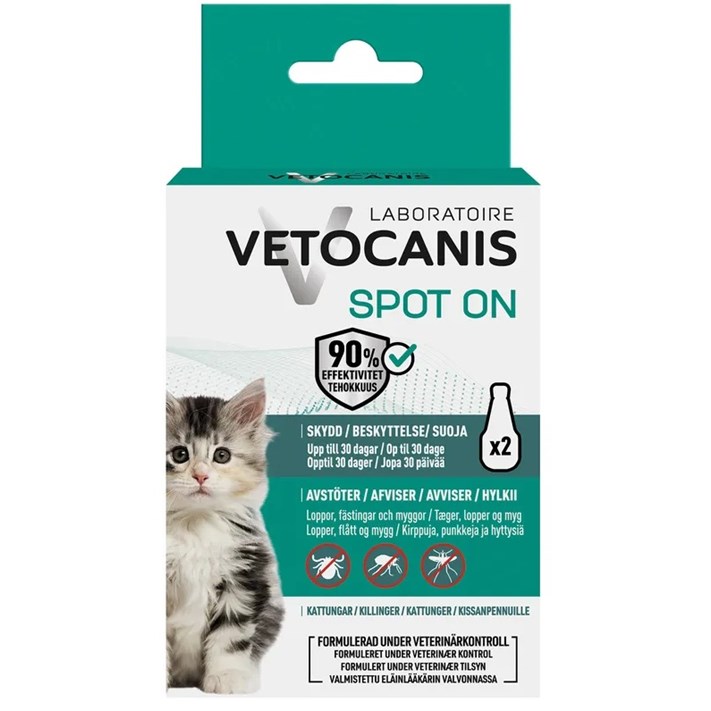Anti-parasit Spot on Kattunge Vetocanis