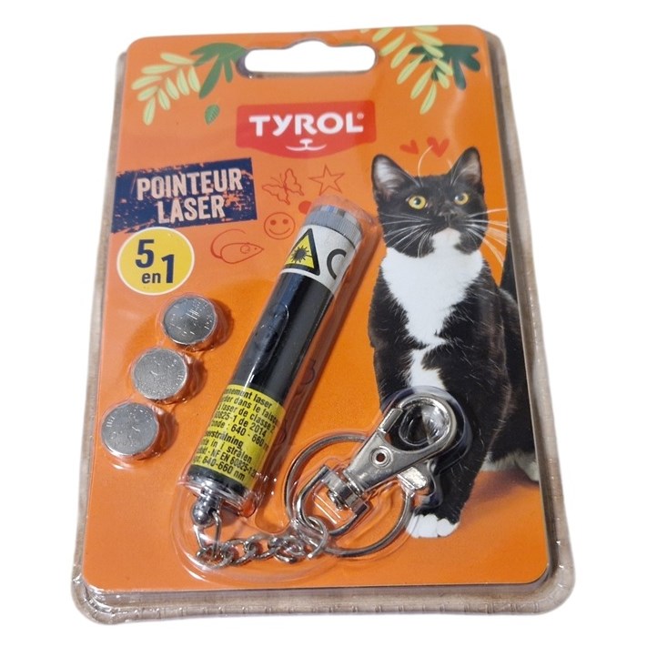 Kattleksak Laserpenna 5 i 1 Tyrol