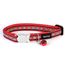 Halsband fashion fisk reflex röd