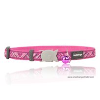 Katthalsband Flanno Hot Pink