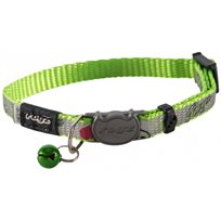 Katthalsband Rogz Reflectocat Lime Fish S
