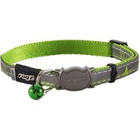 Katthalsband Rogz nightcat swallows lime xs