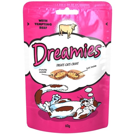 Dreamies kattgodis nötkött