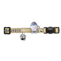 Katthalsband Modern Art Luxus guld