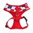 KATTSELE PUPPIA SOFT HARNESS RUTIG MED RÖTT S