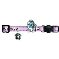 Katthalsband Luxus Ljus Rosa ® strass