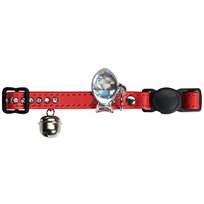 Katthalsband Luxus Röd®strass