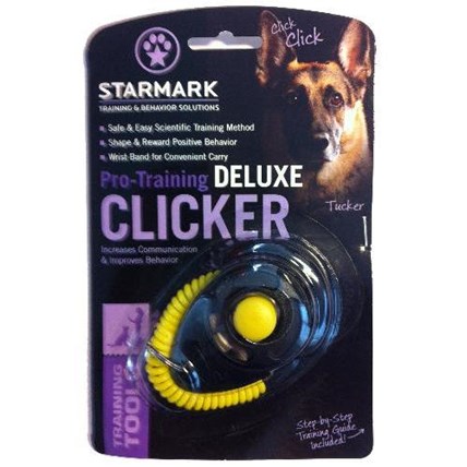 KNAPPKLICKER Starmark Svart