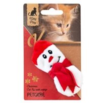 Kattleksak Kitty Play X-mas Edition Snögubbe