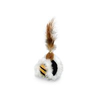 Kattleksaker Boll Plysch & catnipe o fjäder