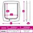 Ferplast Kattlucka Magnet Swing 7 Vit