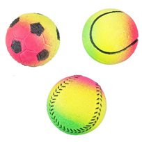 Kattleksak Gummi Boll Neon MiX