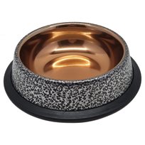 Rostfri Skål i Silver/Koppar