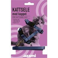 Ozami Kattungesele med koppel Blå