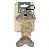Kattleksak Duvo Canvas  Fiskben Grå/Beige