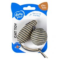 Kattleksak Repmus & Boll  Grå/Beige