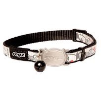 Katthalsband Rogz Reflectocat Black Cat S