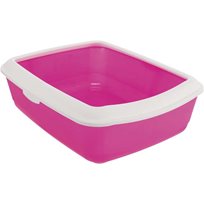 Kattlåda med kant Rosa