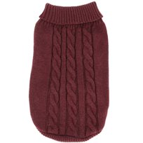 Stickad tröja Gina Vinröd