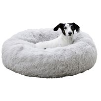 Rundbädd Fluffy Ljusgrå