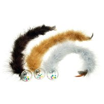 Kattleksak Catch Boll med fjäder