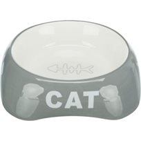 Keramikskål cat Grå
