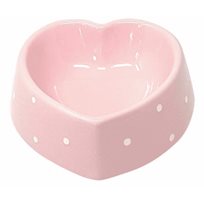 Hjärtformad Keramikskål Rosa