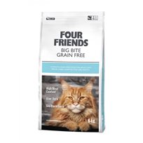 Kattfoder FourFriends Big Bite Grain Free 6kg