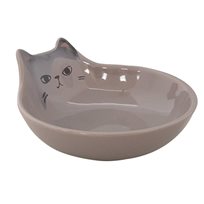 Kattmatskål Keramik Kato Grå