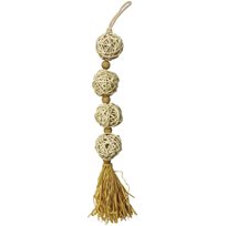 Kattleksak Small Animal Wicker Ball Toy