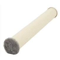 Reservpelare med hatt 80cm grå