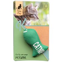 Kattleksak Green Catnip Fish