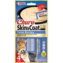 Kattgodis CHURU SKIN & COAT TUNA 4ST