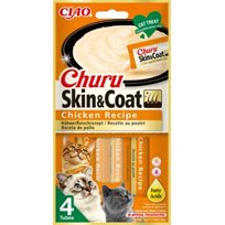Kattgodis CHURU SKIN & COAT CHICKEN 4ST