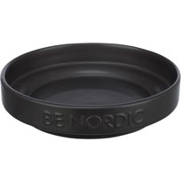 BE NORDIC skål låg svart