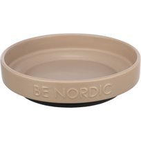 BE NORDIC skål låg taupe