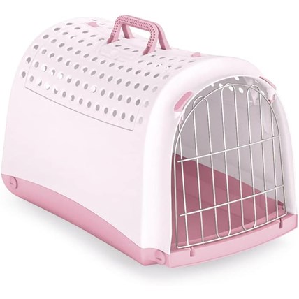 Transportbur Linus Open Rosa