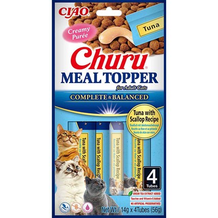 Obs Kortdatum! Churu Cat Meal Topper Tuna/scallop
