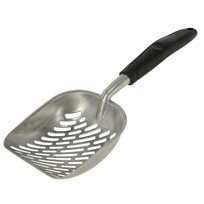 Kattspade metall med plasthandtag