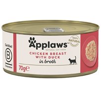 Kattfoder Applaws konserv Chicken & Duck 70g