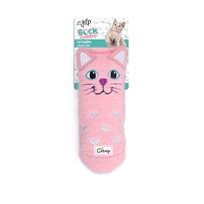 Kattleksak AFP kickeroo Rosa katt